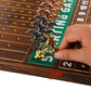 Medikaison Large 21 Inches Horse Racing Board Game Thickened Wood Metal Horses Finish Line Horse Race Game for Party and Gatheri