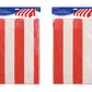Beistle , 2 Piece 3-D Awning Wall Decorations, 24.75 x 8.75 (Red/White)