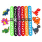 Paituend Dinosaur Slap Bracelets For Kids Party Favors-Dinosaur Theme Goodie Bag Stuffers(6Pack) For Boys&Girls Dinosaur Theme P