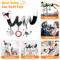 Fati Car Seat Toys For Babies 0-6 Months, Carseat Toys Hanging Toys For Newborns, Black And White High Contrast Toy For Baby 0-3