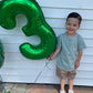 Green Number 5 Balloon 40 Inch, 5 Balloon Number, 5Th Birthday Decorations, Green Party Supplies For Boys Girls