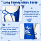 R HORSE Kid Apron and Chef Hat Set 2Pcs Adjustable Children Dark Blue Kitchen Apron, Dress up Role Play Chef Toy Cooking Baking