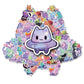 50Pcs Cartoon Rainbow Starry Sky Cat Stickers For Kids, Cartoon Theme Stickers, Vinyl Waterproof Stickers For Adults Funny Decals Stickers For Water Bottle Gifts Stuff For Computer Laptop (Cat)