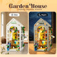 Ivvtnhz Flower House Building Set With Led Lights, Garden House Building Toy, Greenhouse Model Gift For Girls Friend And Women, Book Nook Kit Diy Decoration (699 Pieces)