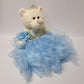 Kinnex Collections Since 1997 20'' Quince Anos Quinceanera Last Doll Teddy Bear With Dress (Centerpiece) ~ Arc16831-4R (Baby Blu