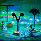Henoyso 4 Pairs Light Up Disco Ball Earrings Led Light Earrings 60S 70S Earrings For Women Girls Bachelorette Party Dance Party