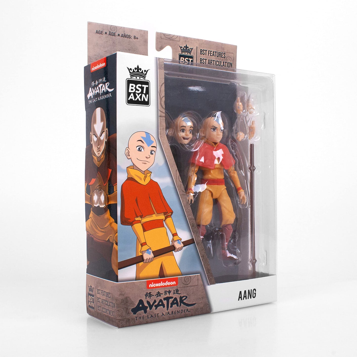 The Loyal Subjects Avatar Aang 5" Action Figure - Multicolored Plastic, Model BAAVAAANWB01