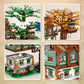HSANHE Idea Tree House Bricks Model Toys Set  Forest House Building Blocks Street View Sets  for mature-themeds Ages 14+ Tree House Display(4761 PCS Tree House)