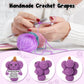 Weming Emotional Supporting Grapes, Handmade Positive Crochet Grapes Plush, Funny Gift For Coworker, Friend, Or Loved One, Perfe