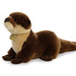 Aurora® Realistic Miyoni® River Otter Stuffed Animal - Lifelike Detail - Cherished Companionship - Brown 11 Inches