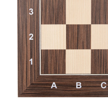 Woodronic 21' Professional Wood Chess Board, Tournament Chess Board With 2.25' Squares, Ideal Gift For Chess Players