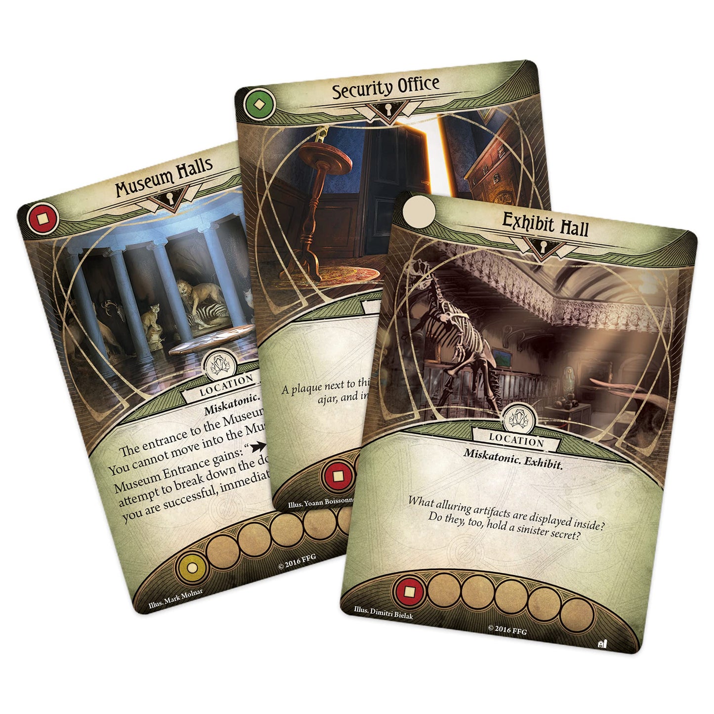 Arkham Horror The Card Game The Miskatonic Museum Mythos Pack - Unearth Forbidden Secrets! Cooperative Living Card Game, Ages 14