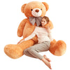Ikasa Giant Teddy Bear Plush Toy Stuffed Animals (Brown, 70 Inches)