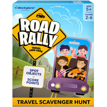 Road Rally Travel Scavenger Hunt Card Game For Kids - Roads Trip Car Games & Activities Must Haves Essentials - Fun Eye Hide & Seek Found Spy Summer Camping Toys Ages 5 6 7 8 9 10 11 12, 8-12