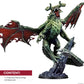 Archon Studio Dungeons & Lasers Draculus Dragon Miniature Figure - 5.7" Green Unpainted Plastic - 5E Compatible for DND/Tabletop RPG