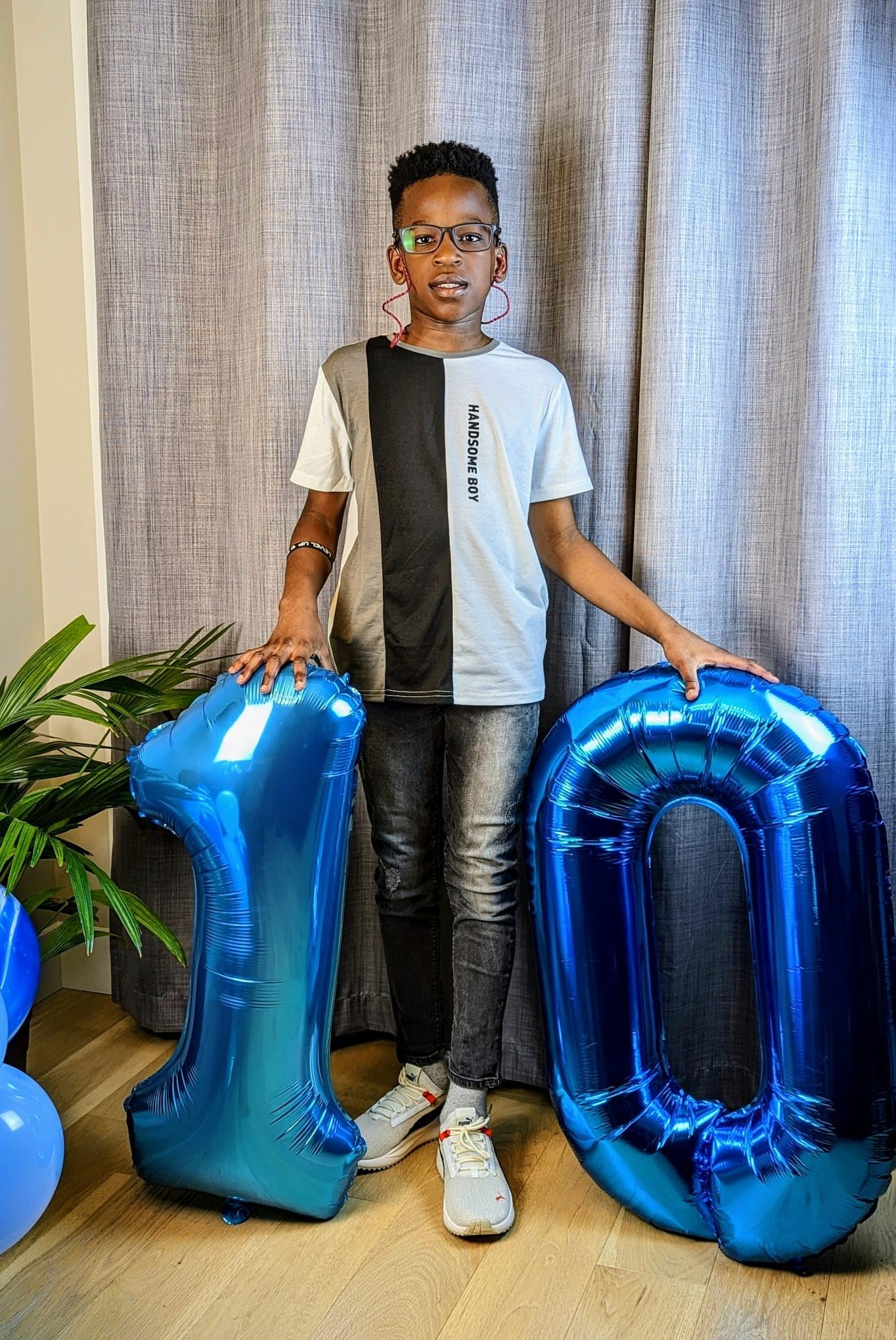 Navy Blue Number 10 Balloon 40 Inch, 10 Number Balloons, 10Th Navy Blue Birthday Decorations, 10 Year Old Girls Boys Blue Party