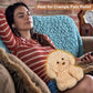 Suzzipals Warmable Golden Retriever Stuffed Animal, Microwavable Stuffed Animal Heating Pads For Cramps And Pain, Lavender Dog S