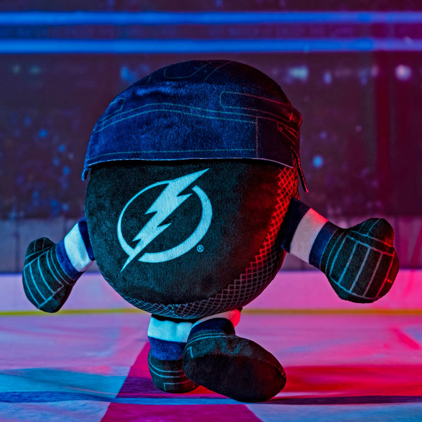 Bleacher Creatures Tampa Bay Lightning 8'' Kuricha Hockey Puck Sitting Plush- Soft Chibi Inspired Plush