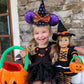 Playtime By Eimmie 18 Inch Doll Clothes And Accessories - Halloween Witch Costume With Hat And Plush Pumpkin - Clothing Sets & Stuff - Fits American, Generation & Similar 18” Dolls For Girls