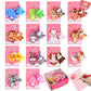 FUN LITTLE TOYS Valentines Mini Plush Toy Set, 28 Packs Cute Stuffed Animals, Pink for Kids & Classroom