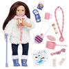 Lori Dolls - Farahs Hiking Set - Mini Doll & Hiking Accessories - Clothes & Accessories For 6-Inch Dolls - Boots, Flashlight, Ma