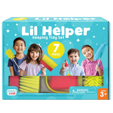 Chuckle & Roar - Lil Helper Keeping Tidy Set - Active Imagination Engaging Pretend Play - 7 Piece Cleaning Set For Preschoolers