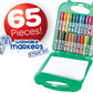 Crayola Pip Squeaks Washable Marker Set (65Ct), Coloring Set, Art Supplies For Kids, Drawing Kit, Kids Travel Activity, Easter Basket Stuffer, 4+