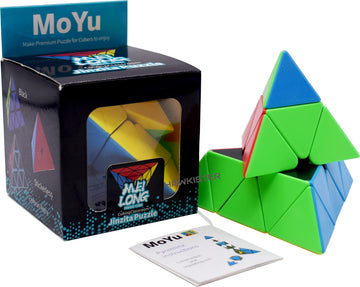 Hawkister Kid Moyu Mfjs Meilong Pyraminx Cube Stickerless High Speed Magic Cube, Mofang Jiaoshi Cubing Classroom