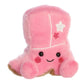 Aurora Adorable Palm Pals Kate Cowgirl Boot Stuffed Animal, 5-Inch Pink Plush, Collectible Fun, Model 33921