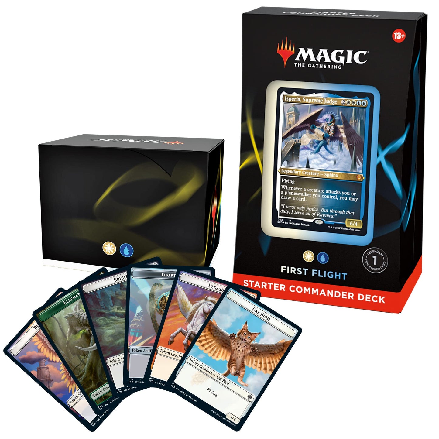 Magic The Gathering Starter Commander Deck - Token Triumph | Green-White | Ready-to-Play | Ages 13+ | Collectible Card Game