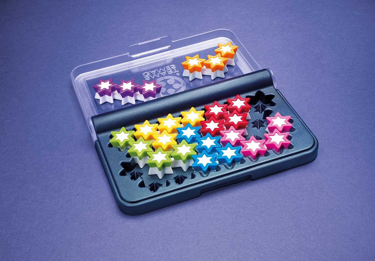 SmartGames IQ Bundles Link Series: IQ Link & IQ Stars 240 Challenges for Ages 6-mature-themed