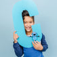 Glo Pals X Sesame Street Cookie Monster Water-Activated Bath Toy With 6 Reusable Light-Up Cubes For Sensory Play