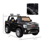 Aosom 12V Gmc Sierra Hd Battery Kids Ride On Car With Remote Control, Bright Headlights, & Working Suspension, Black