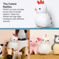 Little Big Friends Tiny Friends | Rattle Toy | Special Stuffed Animal | Easy To Clean | Paulette The Hen