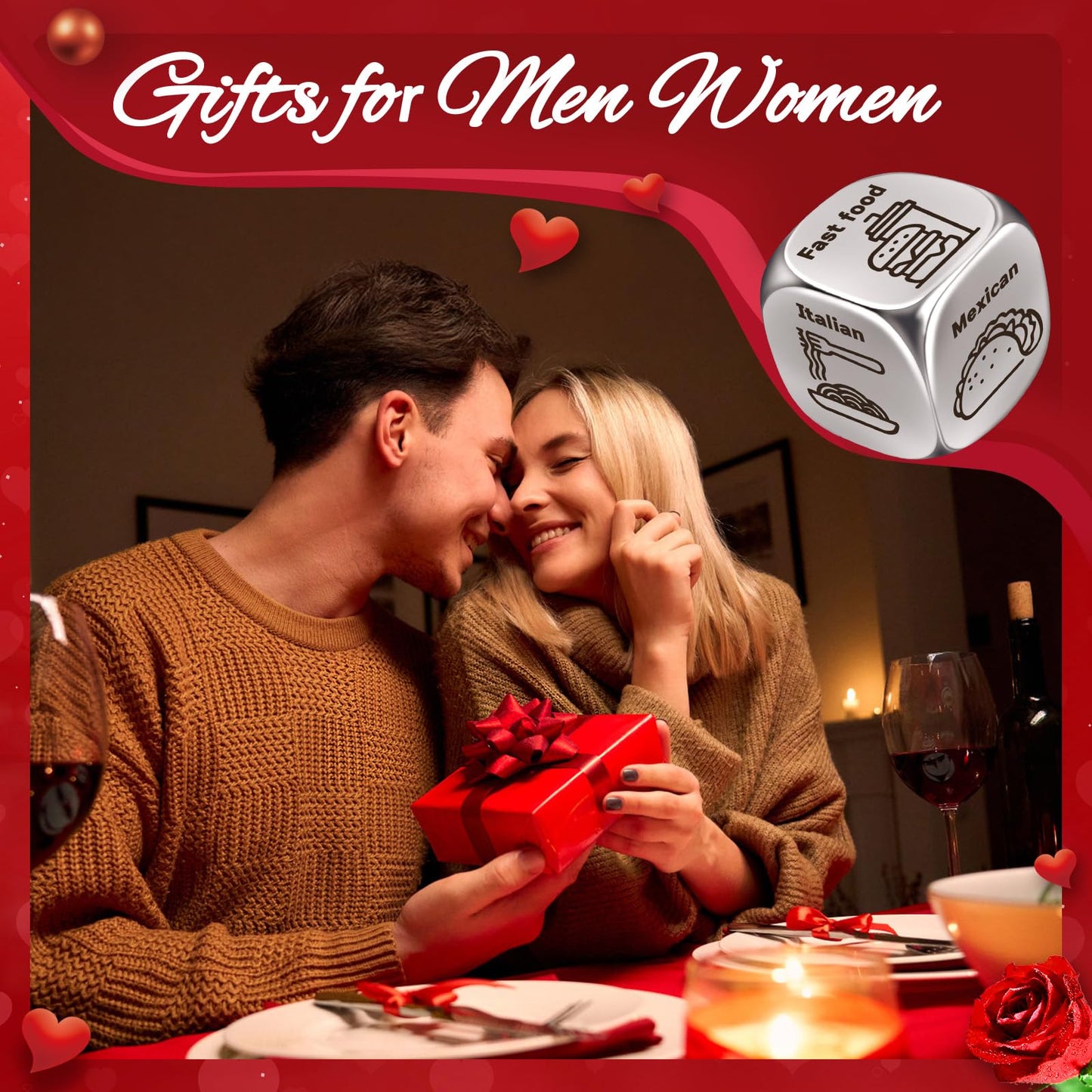 Valentines Day Gifts for Him Her Wife Husband for Men Women Birthday Funny Gifts for Boyfriend Girlfriend Couple Date Night Idea