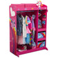 Jojo Siwa Dress And Play Boutique By Delta Children - Pretend Play Costume Storage Wardrobe For Kids With Mirror & Shelves