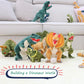 Wilomis Dinosaur Stuffed Animal, 17'' T Rex Dinosaur Plush, Green Dino Stuffed Animal, Tyrannosaurus Rex Dino Plush, Dinosaur To