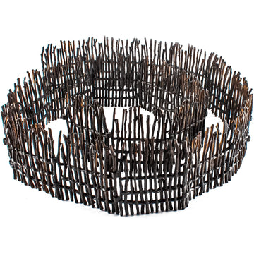 20Pcs Corral Fence Toy Accessories Panel Set Farm Corral Fence With Gate Horse Paddock Barn Farm Animals For Toddlers Kids Presc