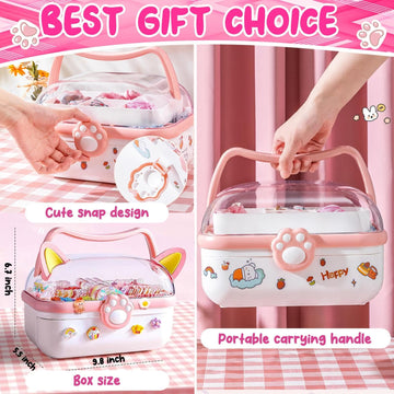 Jimcii Cute Nano Tape Bubble Kit For Kids With Box, Nano Tape Squishy Maker Kit, Nano Bubble Tape Kit, Nano Tape Bubbles