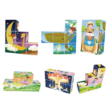 Picassotiles Magnetic Expression Puzzle Toy Building Block Zoo Theme Animals Mix & Match Cubes Magnet Sensory Toys Gifts Educati