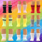 Miunana 5 Pairs Doll Socks For 18 Inch Girl Doll,Include 2 Pairs Striped Socks And 2 Two-Tone Socks And 1 Pairs Solid Color Socks Have 9 Colors Send By Random For Baby Doll