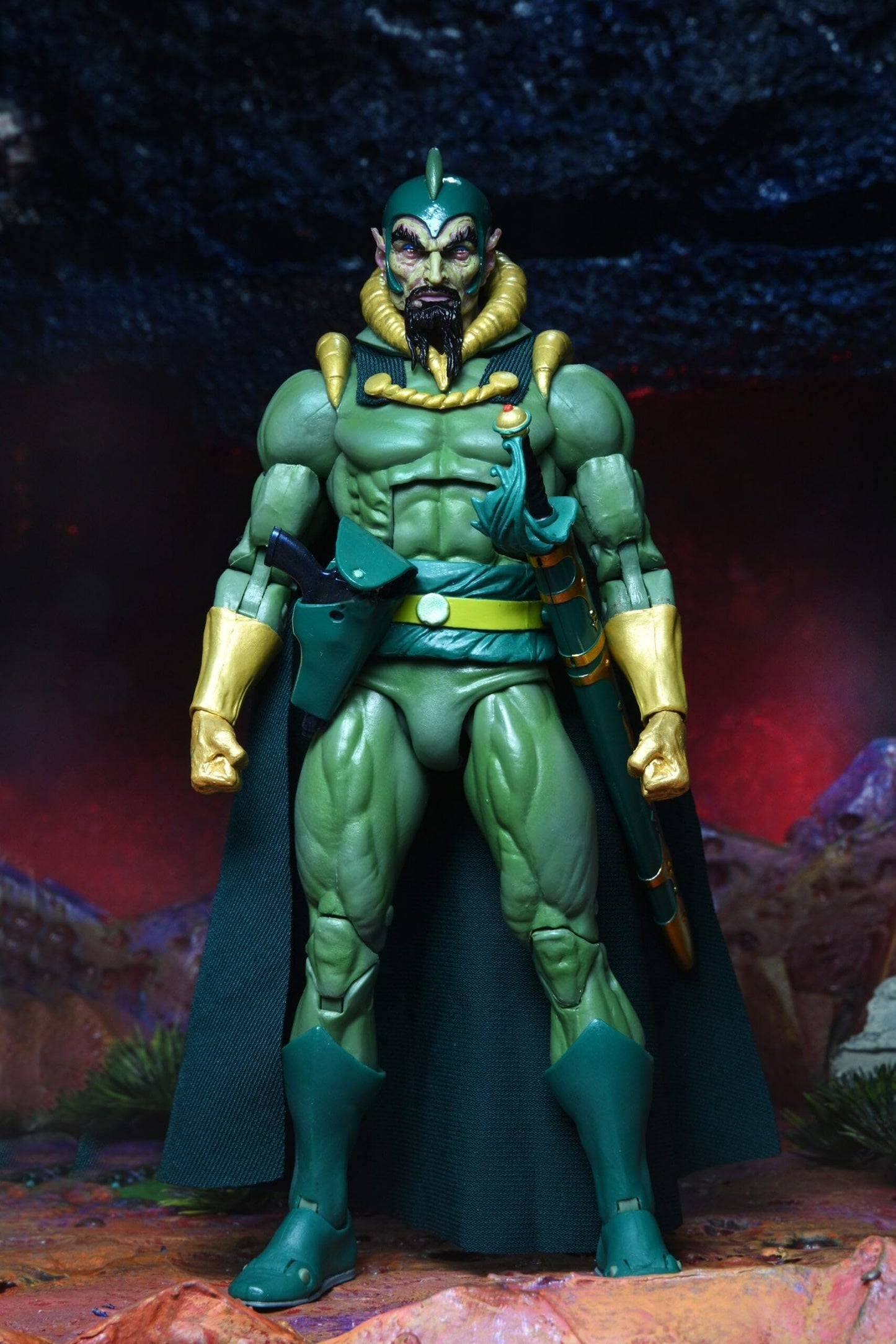 NECA King Features 7  Scale Action Figure - Original Superheroes Flash Gordon Series Ming The Merciless