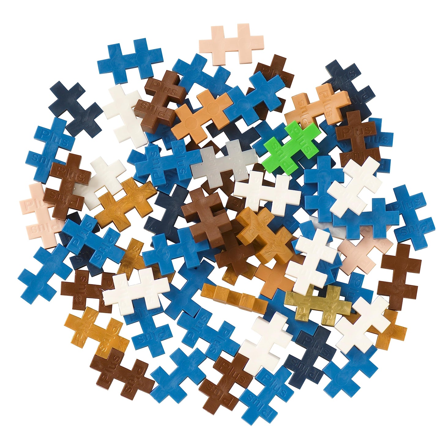 PLUS PLUS 3D Puzzle Building Block Set - 70 Interlocking Pieces, Wizard Mini Maker Tube, Multi-Color, Model 5143, Fun STEM Toy for Kids