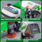 Street Sweeper Truck with Open-able Doors, 11.5'' Big Trash Truck with Lights and Sounds, Friction Powered Garbage Truck Toys Gi