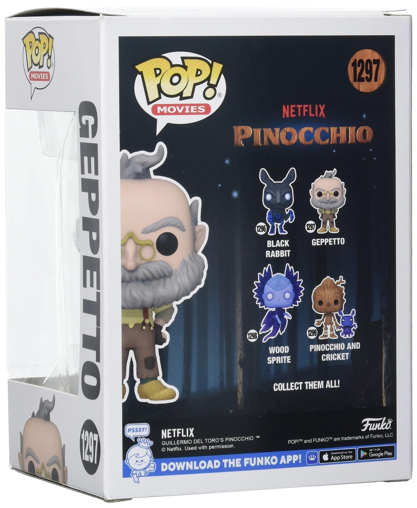 Funko Pop! Movies: Netflix Pinocchio - Geppetto