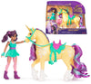 Unicorn Academy, Ava & Leaf Set With 2 Riding Accessories & Hair Styling Tool, Dolls & Unicorn Toys For Girls Ages 4 And Up