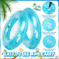 Relaxgiant 12 Pcs Summer Swim Rings with Glitter Fun Inflatable Pool Float Round Shaped Swimming Pool Tubes for Beach Party Supp