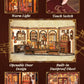 Book Nook Kit  3D Wooden PuzzleDIY Miniature House Kits for mature-themed and Teens  Tiny House Building Kit Booknook Bookshelf Decor  DIY Craft Gifts for Family and Friends & Music Lovers (Bach Strings)