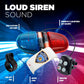 Bike Lights for Kids with Sirens, Police Pretend Play Toy, Safety Light Bicycle Accessories, Waterproof, (Now with Softer Sounds