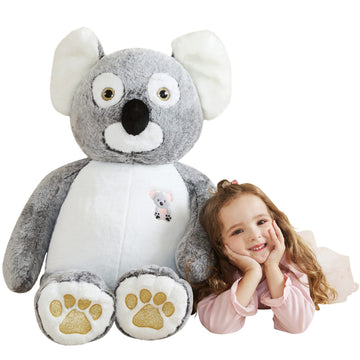 Earthsound Giant Koala Stuffed Animal Plush Toy,Large Koala Jumbo Cute Soft Toys,Big Size Huge Fluffy Plushy Oversized Fat Plush